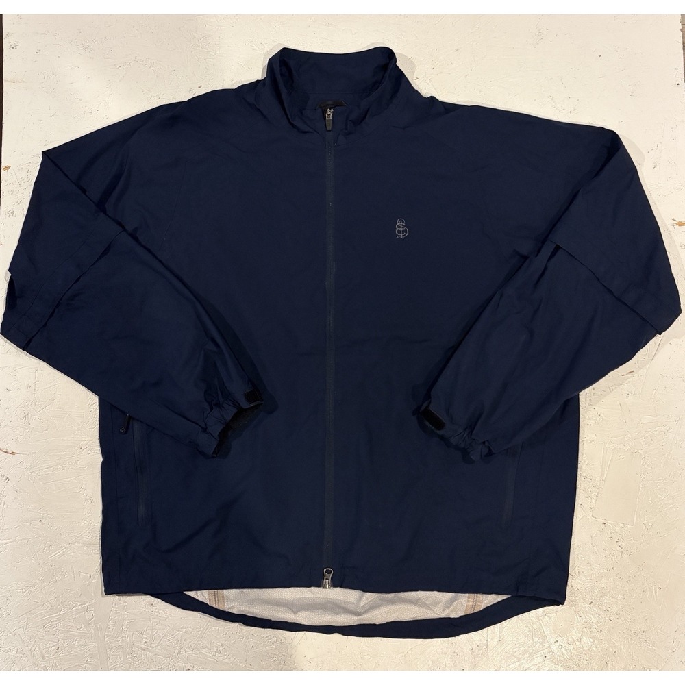 Zero Restriction Jacket Mens XL Blue Tour Series Full Zip Windshirt Windbreaker